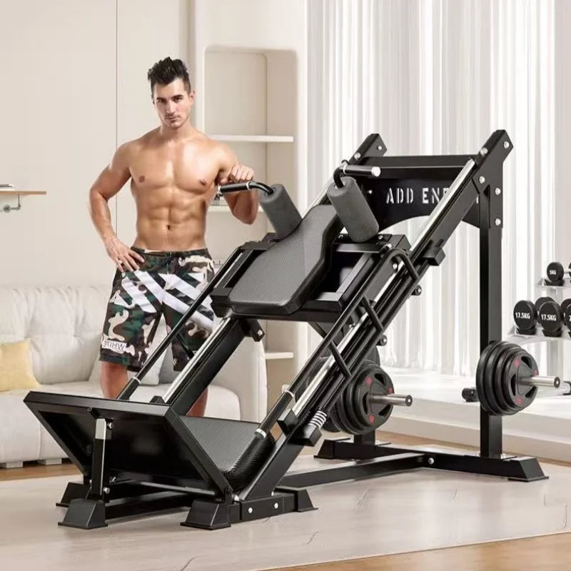 45-Grad-Schrägbeinpresse für den Heim- und Gewerbebereich – Kniebeugenmaschine – Fitnessgerät für das Krafttraining der Beinmuskulatur