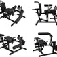 Adjustable Leg Extension and Curl Machine for Home Gym, Seated Leg Workout Equipment, Thigh and Hamstring Training Bench