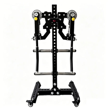 Multi-Function Lateral Raise & Chest Fly Machine, Arm and Shoulder Training Attachment for 75x75mm Power Rack, 26mm Hole Gym Equ