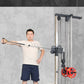 Wall Mounted Cable Pulley Machine Home Gym Lat Pulldown Low Row Arm Strength Training System