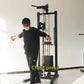 Commercial Single Arm Fly Machine High Low Pulley Cable Station Integrated Rowing Trainer Home Gym Smith Machine Power Rack