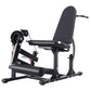 Leg Extension and Leg Curl Machine, 2-in-1 Seated Leg Strength Trainer for Home Gym, Adjustable Leg Exercise Equipment for Hamst