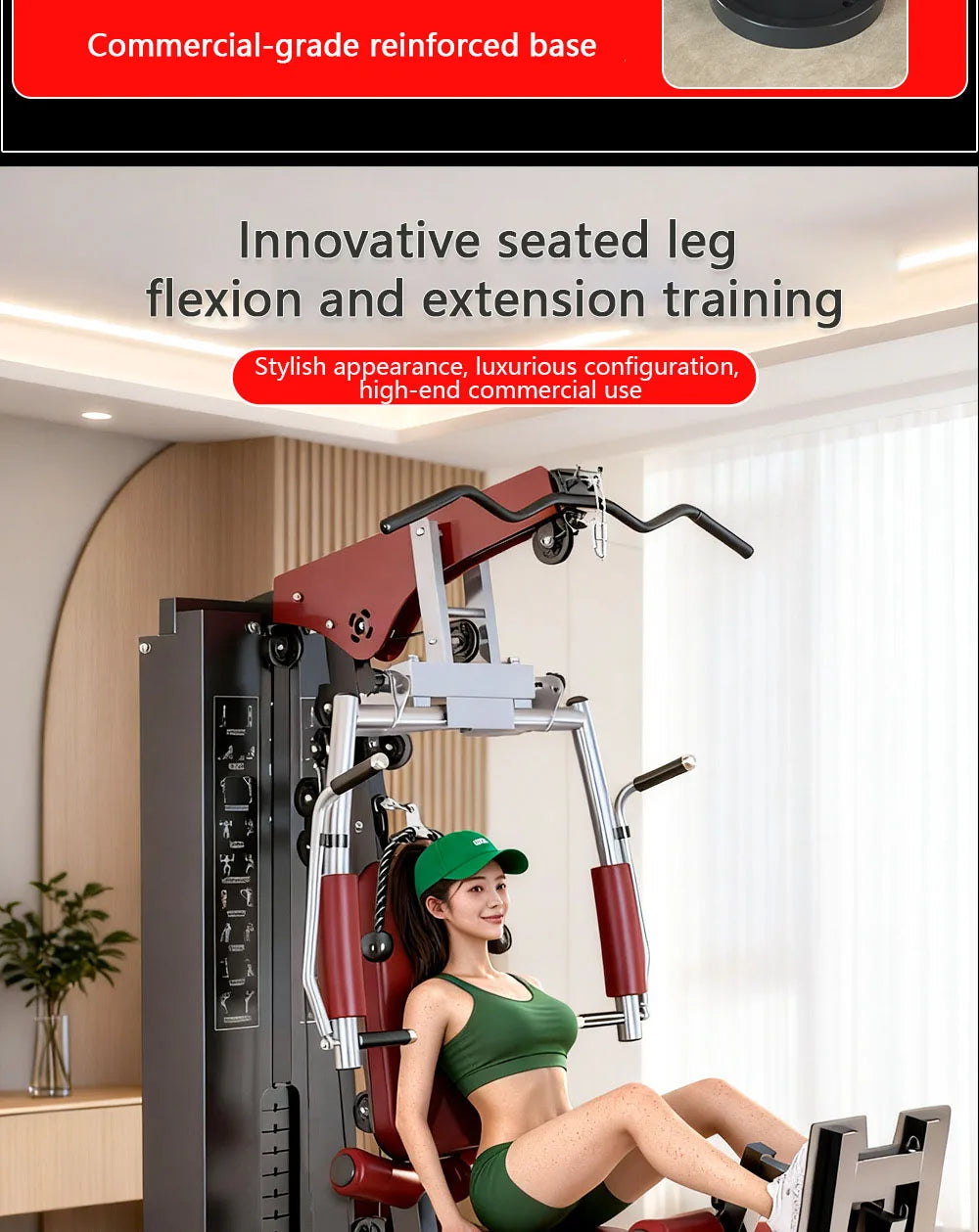 Multi-Function Home Gym Station - Full Body Strength Training Equipment