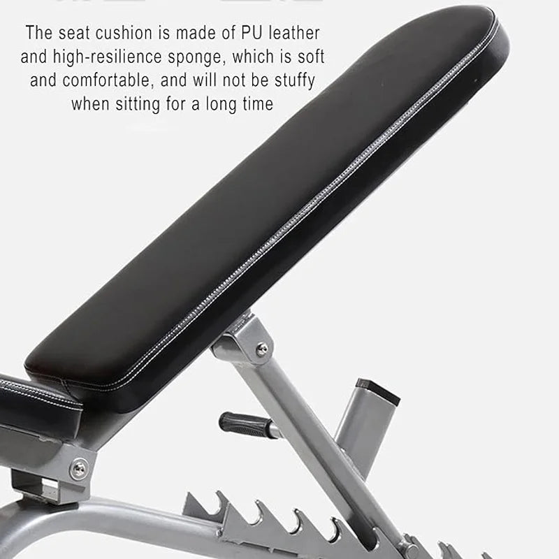 Adjustable Weight Bench + Bench Press + Sit Up + Multi Function + Heavy Duty / Commercial / Home Gym
