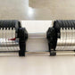 Chrome Adjustable Dumbbell 43kg 45kg 50kg set and Dumbbell rack