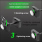 Home fitness equipment with adjustable and detachable quadrilateral dumbbell plates, made of pure steel.