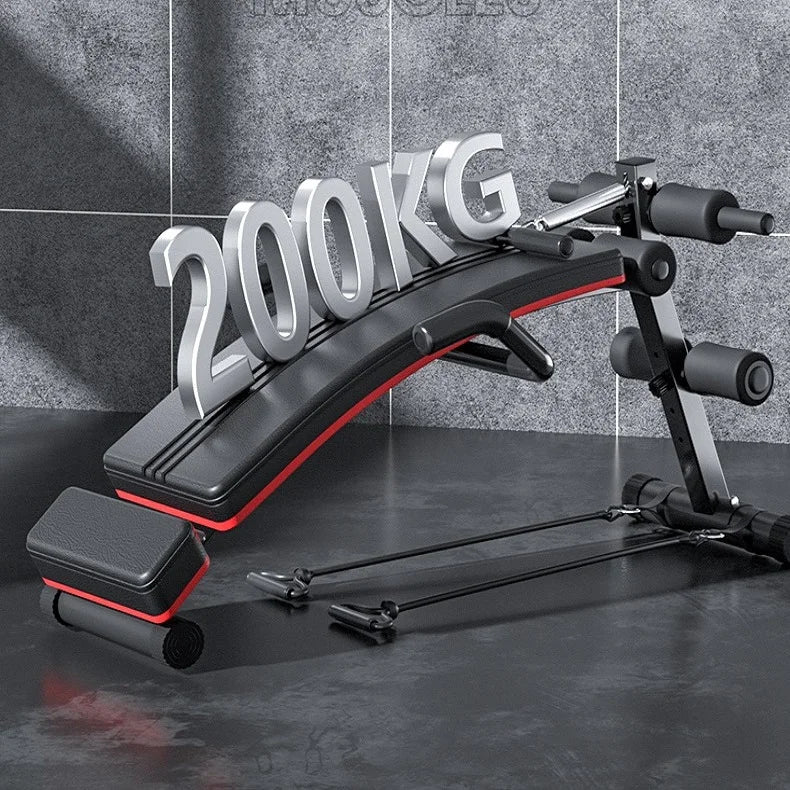 Abdominal Training Sit Up Bench Home Fitness Equipment Adjustable Abdominal Muscle Board Body Workout Machine for Men Core Exerc