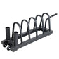 Weight Plate Storage Rack, Commercial Grade Horizontal Plate Organizer with Transport Wheels for Home & Commercial Gy