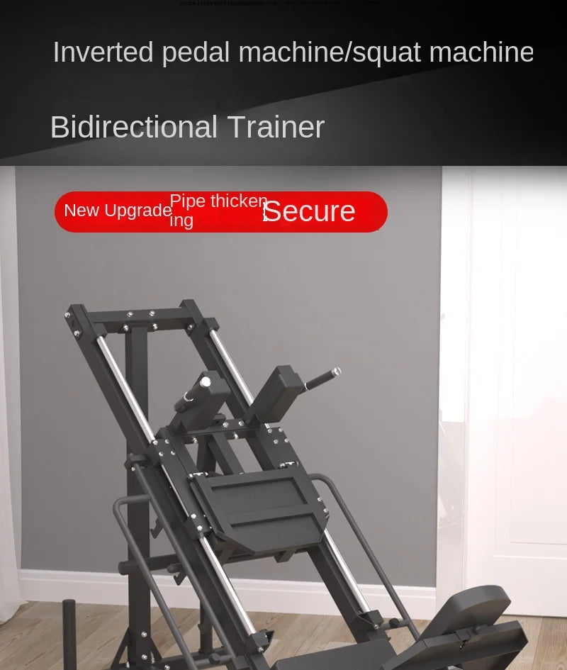 Commercial Leg Press & Hack Squat Machine Heavy Duty Leg Training Equipment for Gym and Home Use