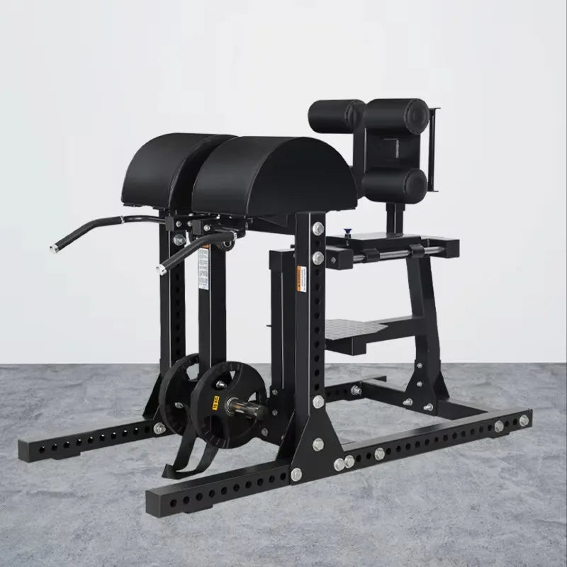 Commercial Grade GHD Machine, Adjustable Glute Ham Developer for Core & Back Training, Heavy Duty Roman Chair Hyperextension Ben