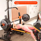 10-in-1 Multifunctional Home Gym Weight Bench Set with Squat Rack Lat Pulldown Preacher Curl Bench Press Station
