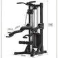 Compact Home Gym Cable Machine with Weight Stack Pull Up Bar Foldable Chest Fly Arm Lat Pulldown Strength Training Equipment