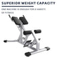 Adjustable Roman Chair Hyperextension Bench, Back Extension Machine for Glutes, Hamstring & Core Training, Home Gym Fitness Equi