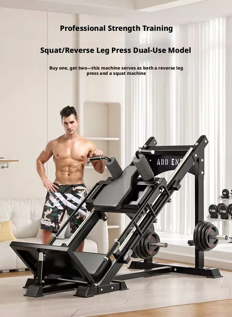45-Grad-Schrägbeinpresse für den Heim- und Gewerbebereich – Kniebeugenmaschine – Fitnessgerät für das Krafttraining der Beinmuskulatur