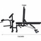 Multi-Function Adjustable Weight Bench with Leg Developer and Preacher Curl Attachment Home Gym Fitness Equipment