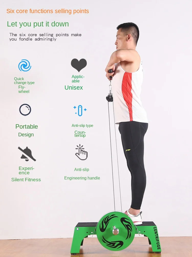Flywheel Resistance Trainer Eccentric Pull Exerciser Overload Flywheel Resistance Training Device Home Outdoor Fitness Equipment