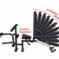 Multi-Function Adjustable Weight Bench with Leg Developer and Preacher Curl Attachment Home Gym Fitness Equipment