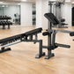 Multi-Function Adjustable Weight Bench with Leg Developer and Preacher Curl Attachment Home Gym Fitness Equipment