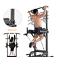 Multifunctional Free Standing Pull Up Bar Station, Space-Saving Power Tower for Home Gym, for Adults & Kids Strength Training