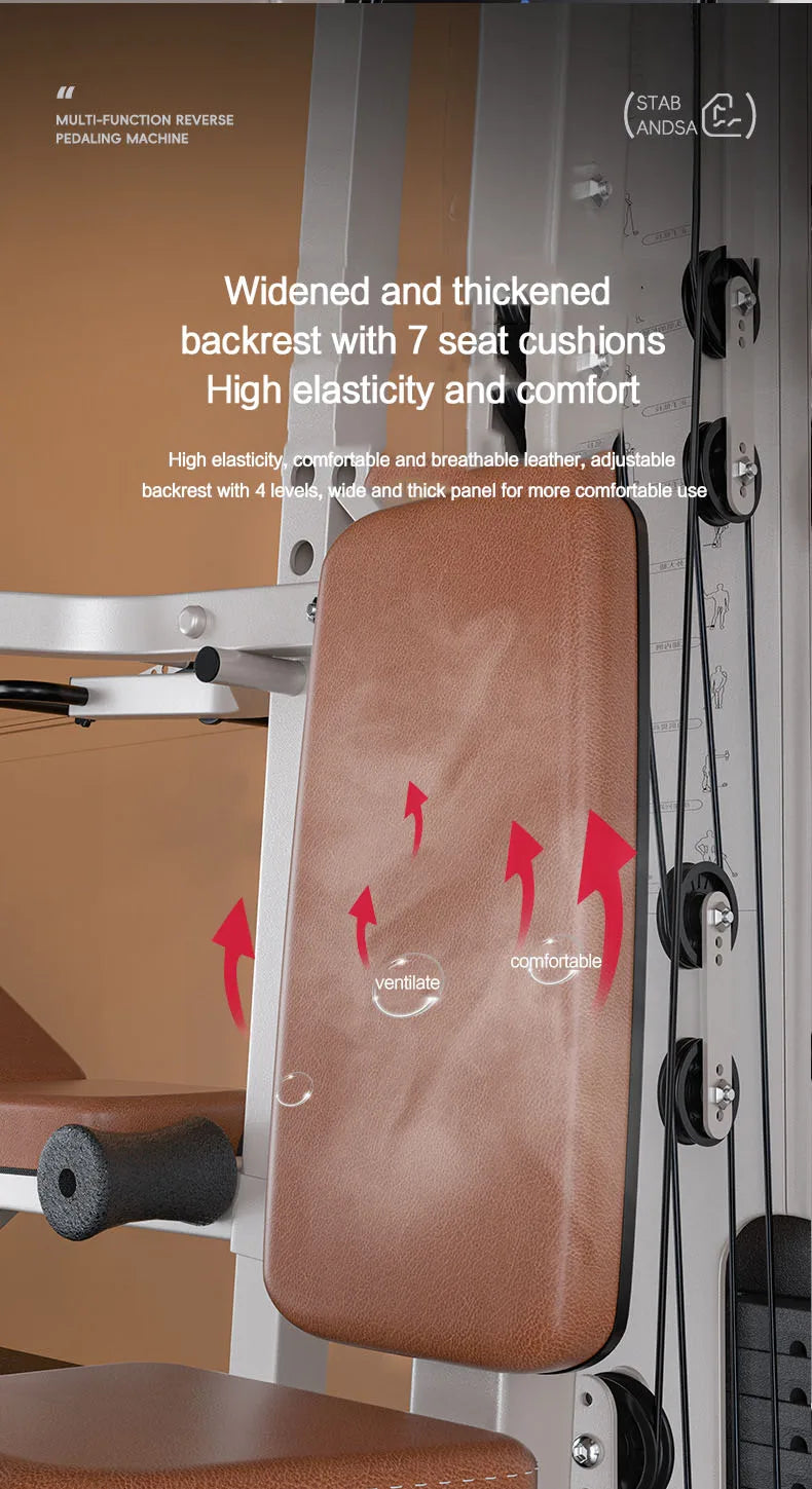 Multi Function Home Gym Equipment, Multi Purpose Strength Training Station for Full Muscle Training, Home & Small Gym Use