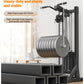 Compact Home Gym Cable Machine with Weight Stack Pull Up Bar Foldable Chest Fly Arm Lat Pulldown Strength Training Equipment