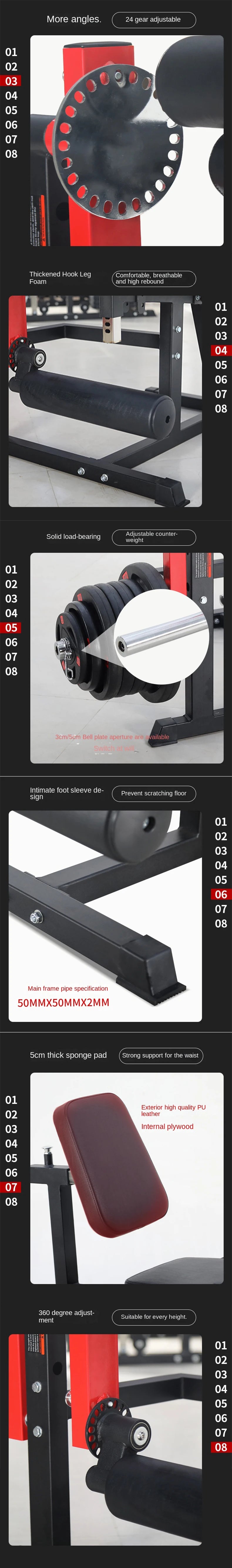 Leg Extension & Curl Machine, Plate Loaded 2-in-1 Leg Exercise Machine, Home Gym Quad & Hamstring Workout Equipment