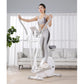 2 in 1 Elliptical Exercise Bike Foldable Cardio Trainer Indoor Fitness Machine with LCD Monitor for Home Gym