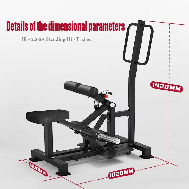 Commercial Grade Seated Leg Curl Machine, Adjustable Leg Extension & Hamstring Trainer for Home Gym Strength Training