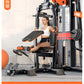 Heavy Duty 3 Station Functional Trainer Power Rack Cable Crossover Squat Rack Gym Machine