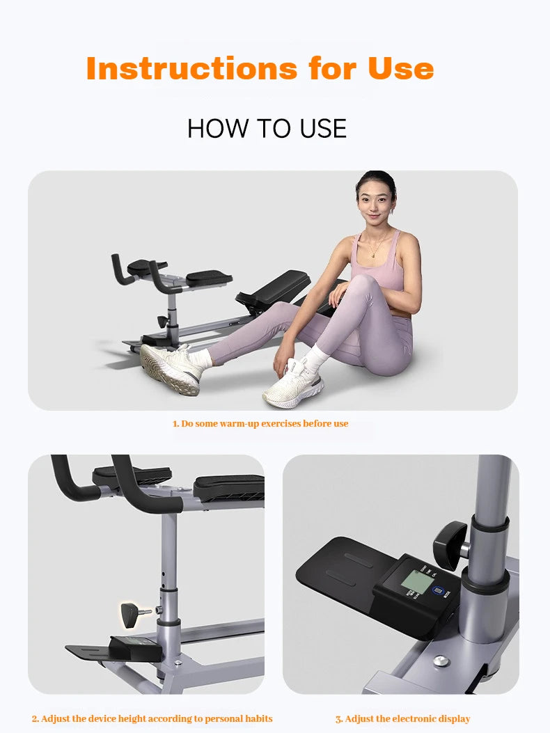 Home Fitness Crawler Exercise Machine Core Trainer Abdominal Workout Equipment Full Body Cardio Glider for Weight Loss