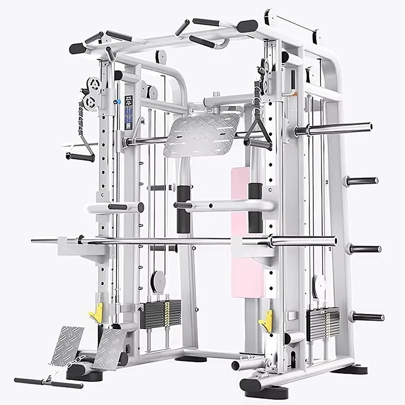 Women Body Shaping Gym Equipment Combo | Hack Squat, Hip Thrust, Leg Abductor Adductor, Lat Pulldown Trainer
