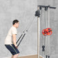 Wall Mounted Cable Pulley Machine Home Gym Lat Pulldown Low Row Arm Strength Training System