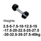 Adjustable Dumbbell handle 4kg Increase 5LB Increase and 2kg Increase selector
