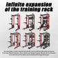 Pin Loaded Smith Machine Multi Function Squat Rack Commercial Home Gym Strength Training Equipment with Cable System & Pec Fly