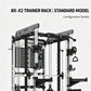 Pin Loaded Smith Machine Multi Function Squat Rack Commercial Home Gym Strength Training Equipment with Cable System & Pec Fly