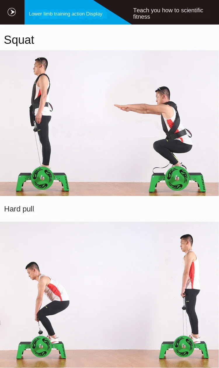 Flywheel Resistance Trainer Eccentric Pull Exerciser Overload Flywheel Resistance Training Device Home Outdoor Fitness Equipment