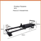 Foldable Pilates Reformer Machine, Professional Pilates Core Bed for Home Gym, 150kg Capacity Yoga Fitness Equipment
