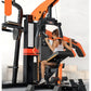 Heavy Duty 3 Station Functional Trainer Power Rack Cable Crossover Squat Rack Gym Machine