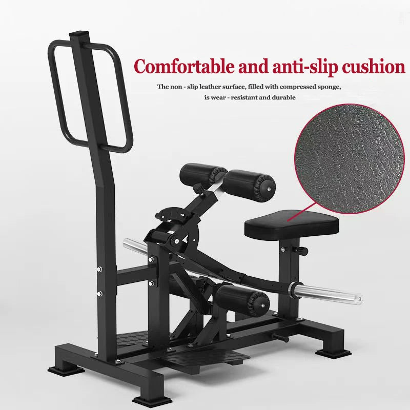 Commercial Grade Seated Leg Curl Machine, Adjustable Leg Extension & Hamstring Trainer for Home Gym Strength Training