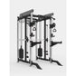 Pin Loaded Smith Machine Multi Function Squat Rack Commercial Home Gym Strength Training Equipment with Cable System & Pec Fly