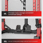 Multifunctional Power Rack with Lat Pulldown - Commercial Grade Home Gym Squat Cage for Weightlifting, Bench Press & Strength Tr