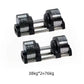 Adjustable Dumbbells Pair with 1kg Increments
