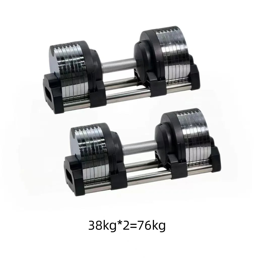 Adjustable Dumbbells Pair with 1kg Increments