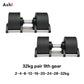 Adjustable Dumbbell 2kg or 4kg Increase Max 40kg Home Fitness OEM Dumbbells