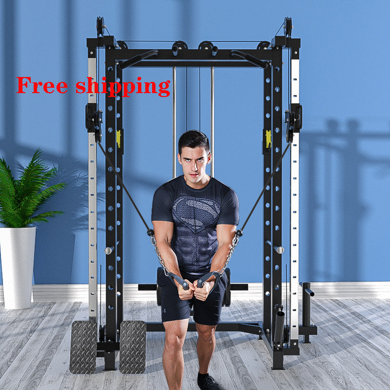 Free shipping gantry fitness home small bird training equipment high pull down fitness equipment set combination equipment squat