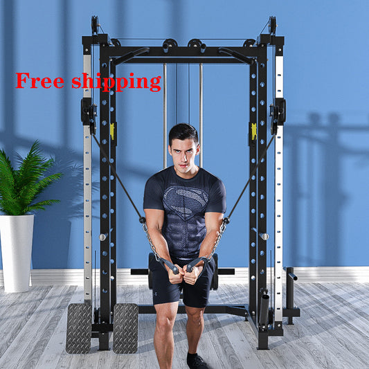 Free shipping gantry fitness home small bird training equipment high pull down fitness equipment set combination equipment squat